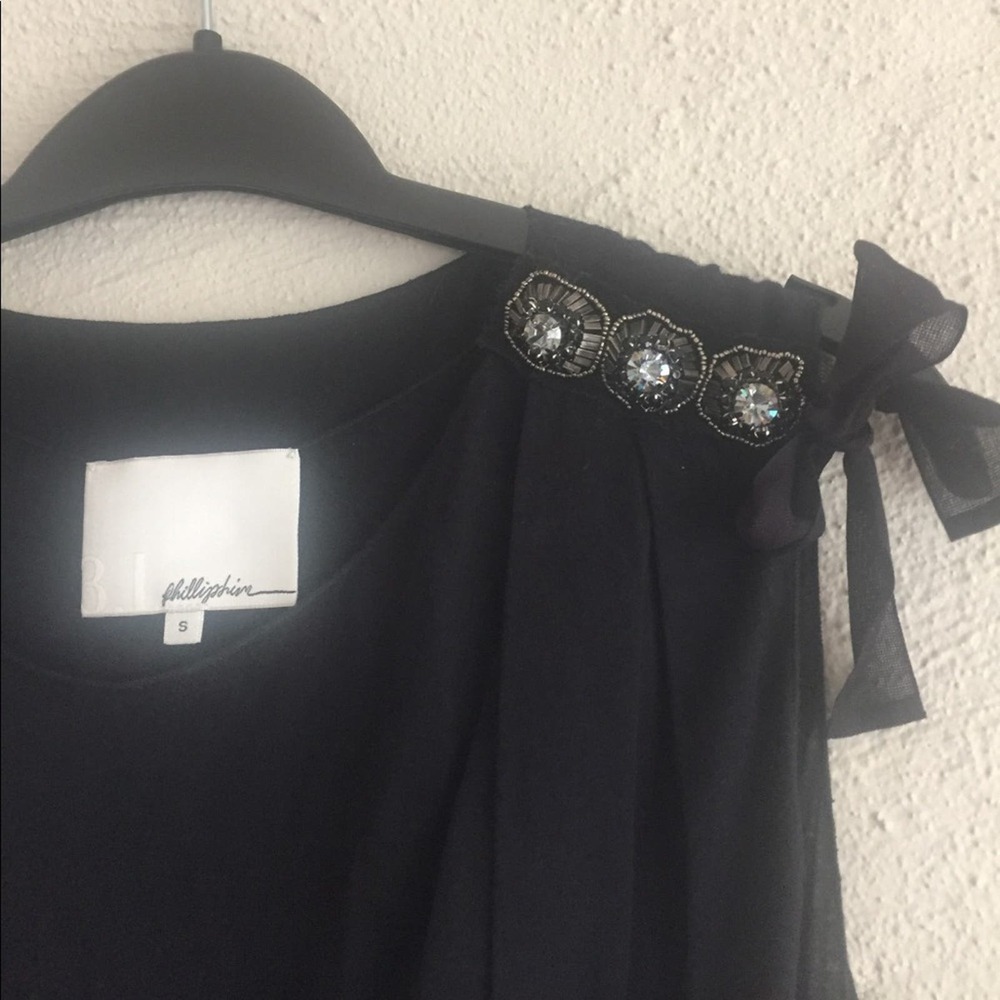 NWT 3.1 Phillip Lim Draped Jewel Shoulder Dres…
